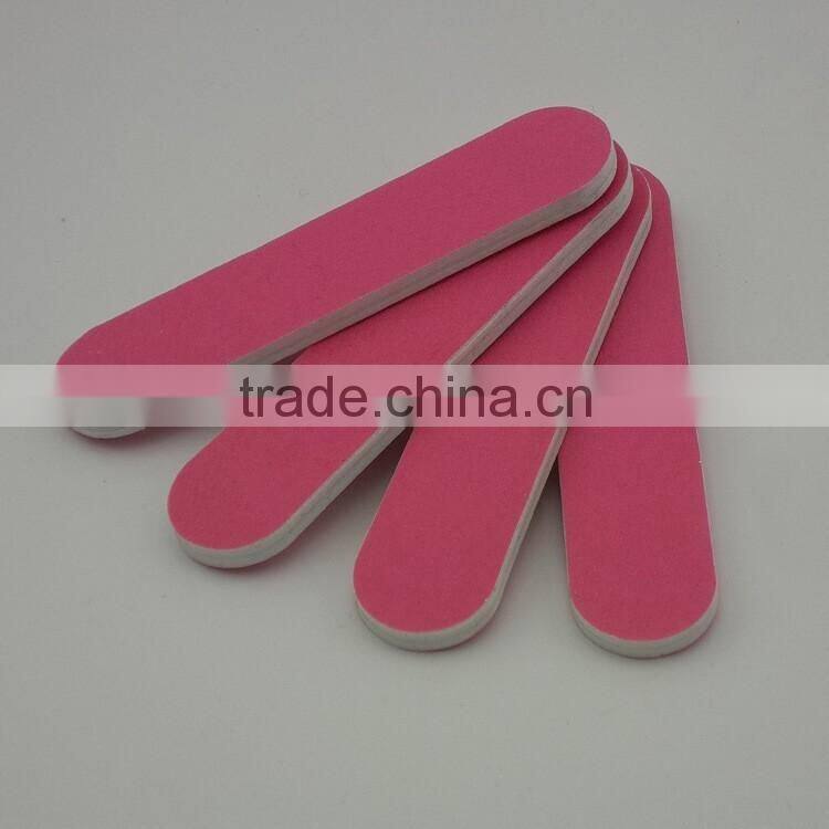 Cute Love Heart Printed Emery Nail File Double Side Triming Nail Disposable