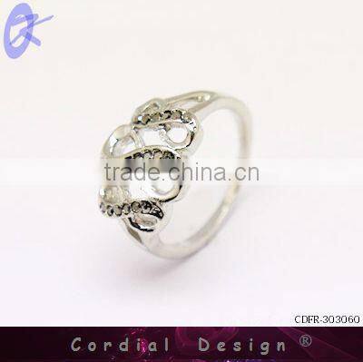 2013 mewest fashion jewelry rhinestone infinite rings
