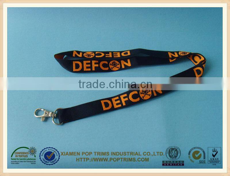 Polyester Woven logo lanyard
