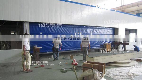 High speed automatic fold up door folding door