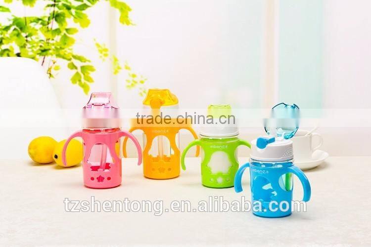 Kids straw portable plastic drinking water bottle YB-0103,YB-0105