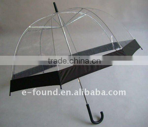 Promotional Transparent Dome Umbrella Outdoor