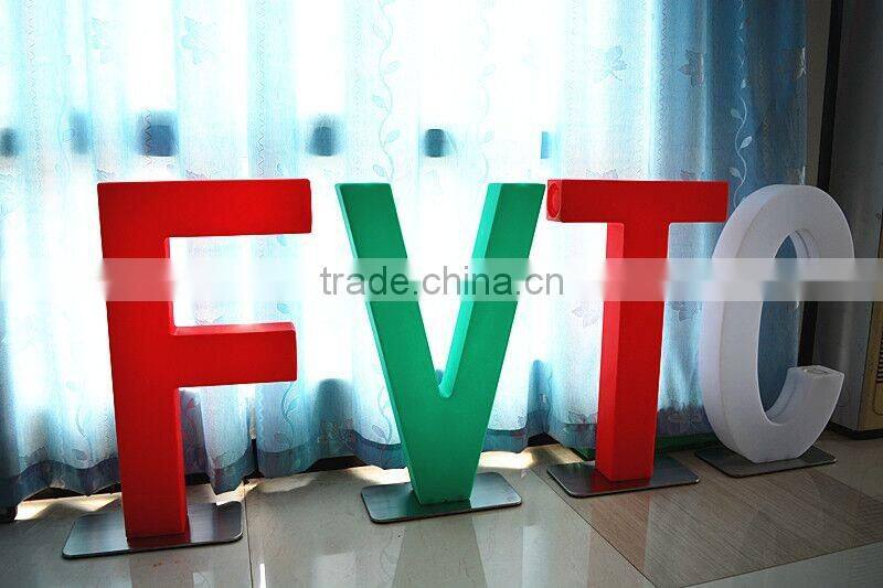eco-friendly colorful 3d letter sign, advising 3d letter sign