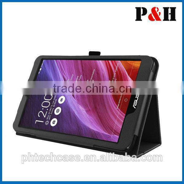 Book leather case, stand leather case, leather flip case for ASUS MeMo Pad 8