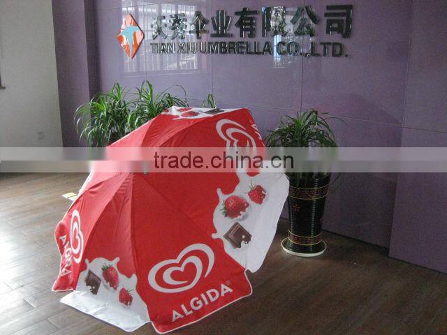 heat transfer print UV promotional high quality beach umbrella