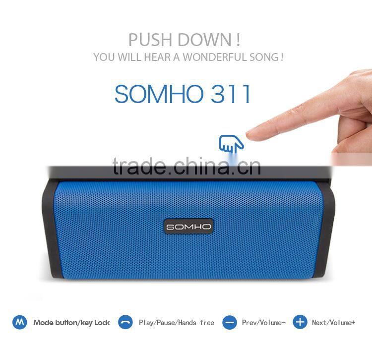 2015 new product wireless bluetooth boom box speaker, portable speaker box with NFC