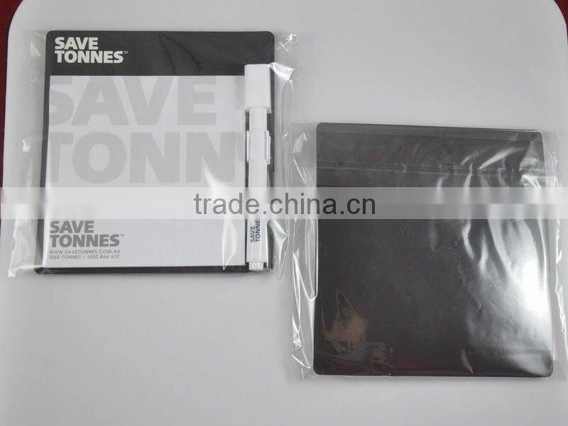 Die cut sticky note pad with magnetic board(OEM)