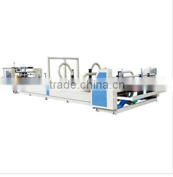 Carton Folding and Gluing Machine with counter and stacker section