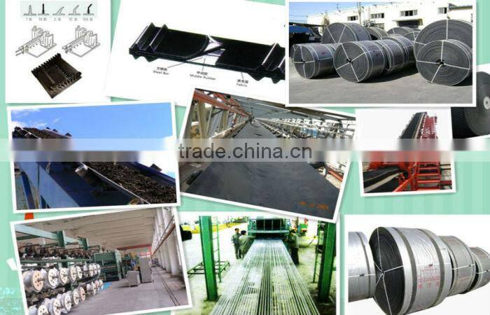 industrial wave shape conveyor belt