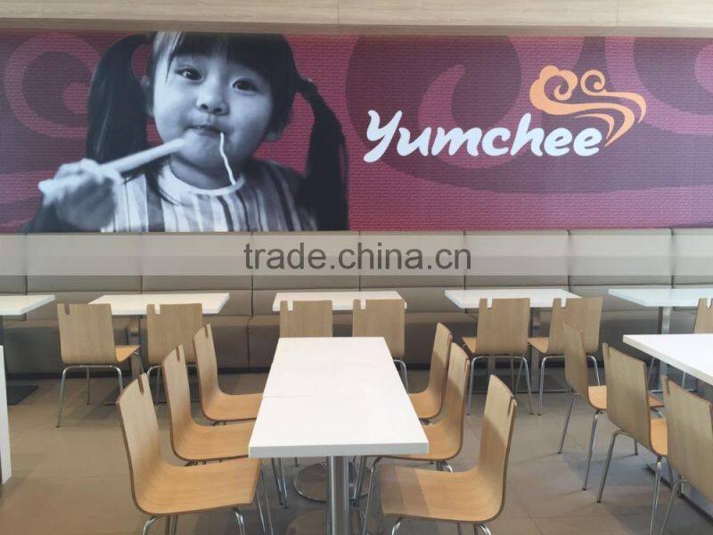 Wooden High End Leather Cafe Chair (FOH-NCP11)