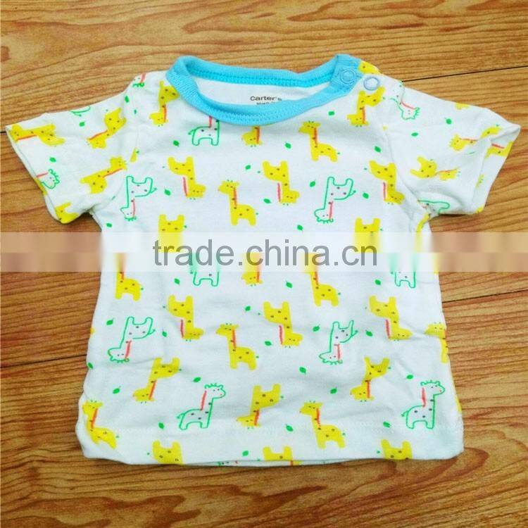 Feature baby short sleeve supply type toddler button shirt
