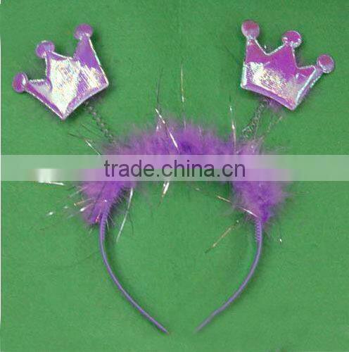 New Plastic&Iron HeadBand Decorative Feather Head band Star