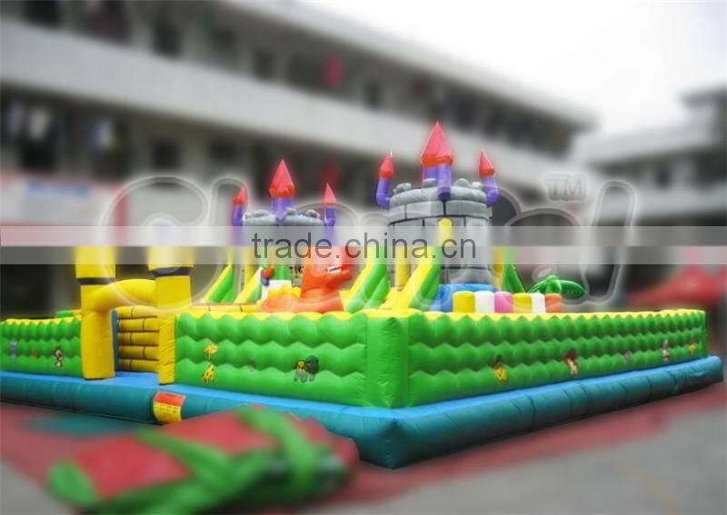 Hot sale kids jumping air castle inflatable park