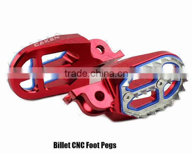 cnc aluminum foot pegs,motorcycle spare parts foot pegs for CRF250 CRF450