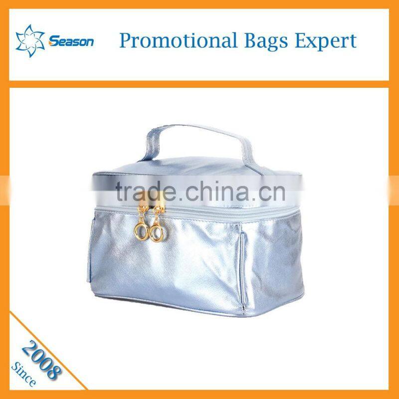 Bright surface travel makeup bag sublimation cosmetic bag