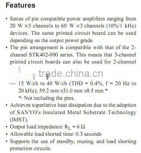 Original electronic components STK402-920