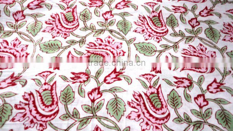 RTHCFC -7 Multi Colorful Printed Fabric 100% Cotton Printed Fabric Manufacturer Jaipur