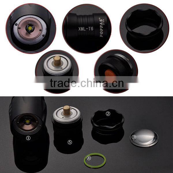 878 most powerful Waterproof led flashlight torch super led flashlight torch