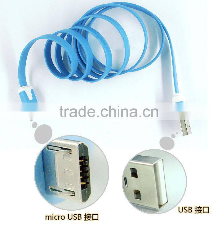 Micro cable for cellphone, computer,printer, MP3/MP4,digital usb cable