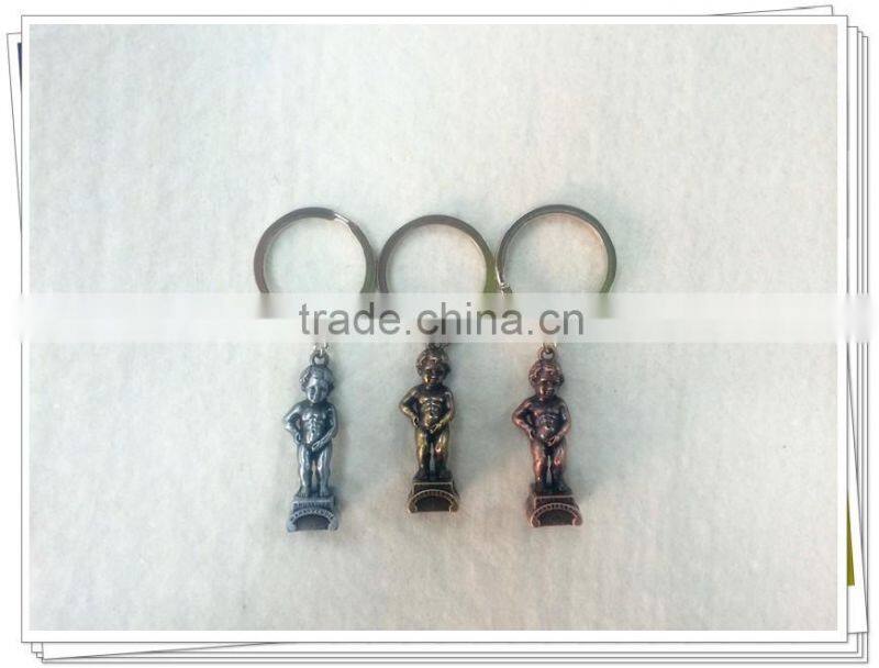 Belgium manneken pis metal 3D keychain