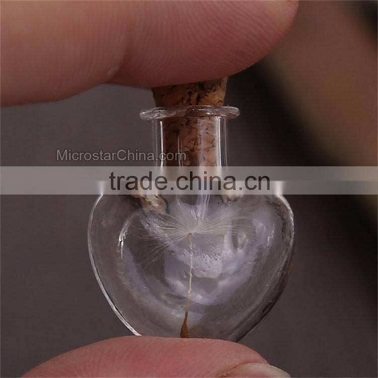 8 Designs DIY Creative Drift Bottles Glass Pendant Necklace Dandelion Necklace