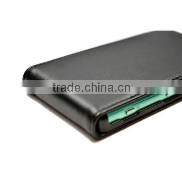 PU leather flip case for Sony Xperia Z3 Compact,pu cover for sony