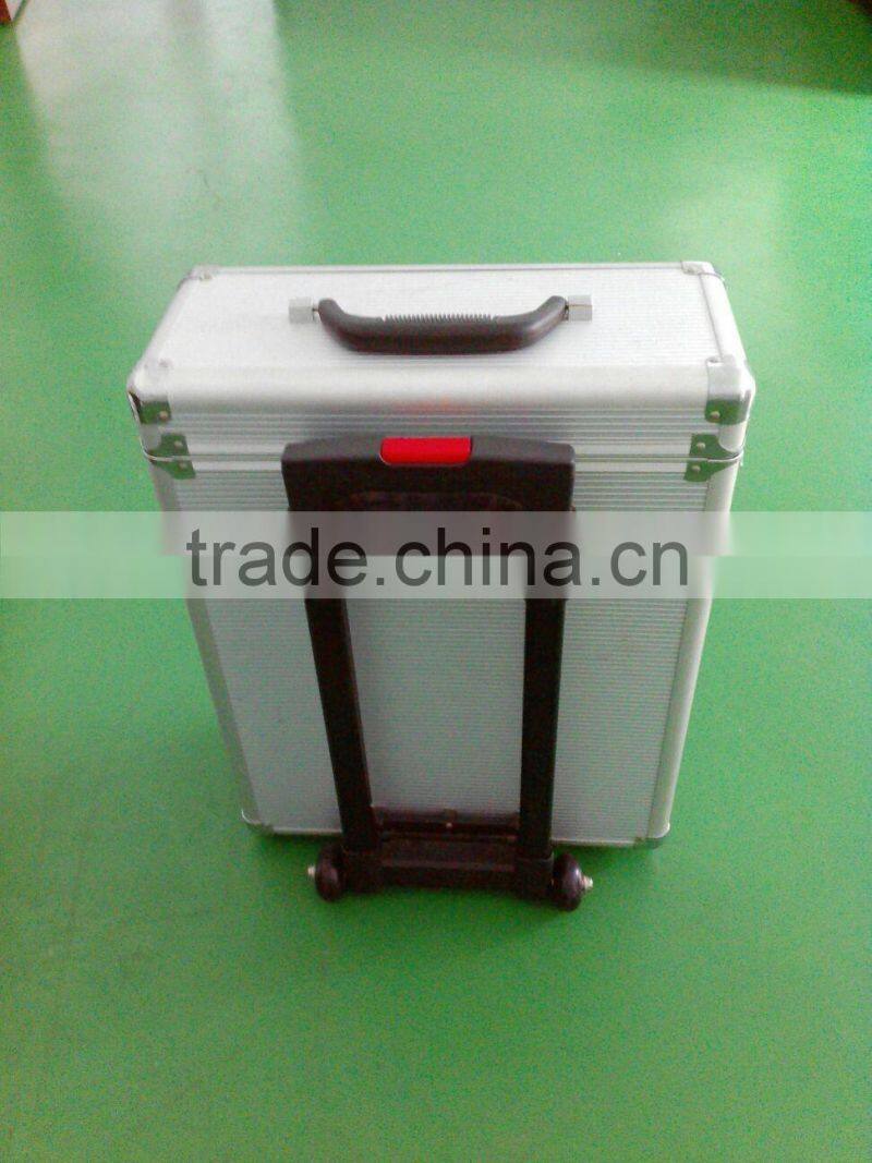 Aluminum trolly case with high quality