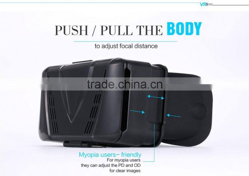 2016 Online New Product VR Case VR ESEE Virtual Reality Glasses Mini 3D Glasses Headset 360 HD Video Movie Game