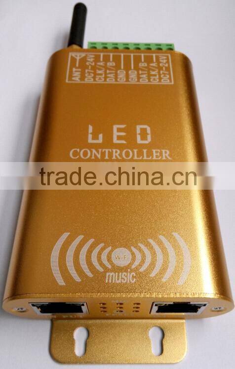 wifi and music controller with APP in mobilephone or pad connected with WIFI New product