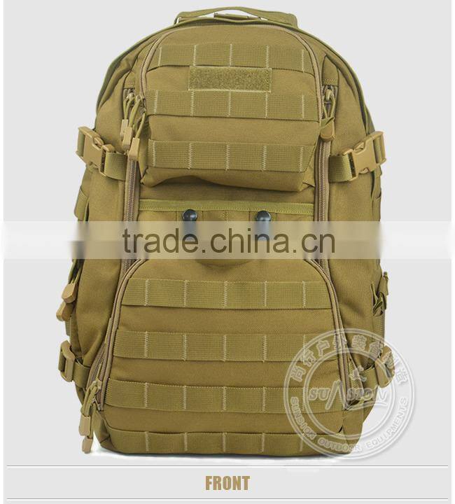 1000D Cordura or Nylon fabric Tactical Backpack ISO/SGS