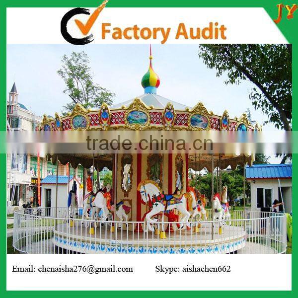 Competitive price new design attractive amusement park rides merry go round carousel for sale