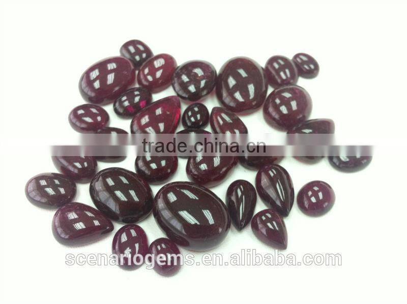 Natural Multi-Shape Cabs Loose Gemstone Rubellite Cabochon