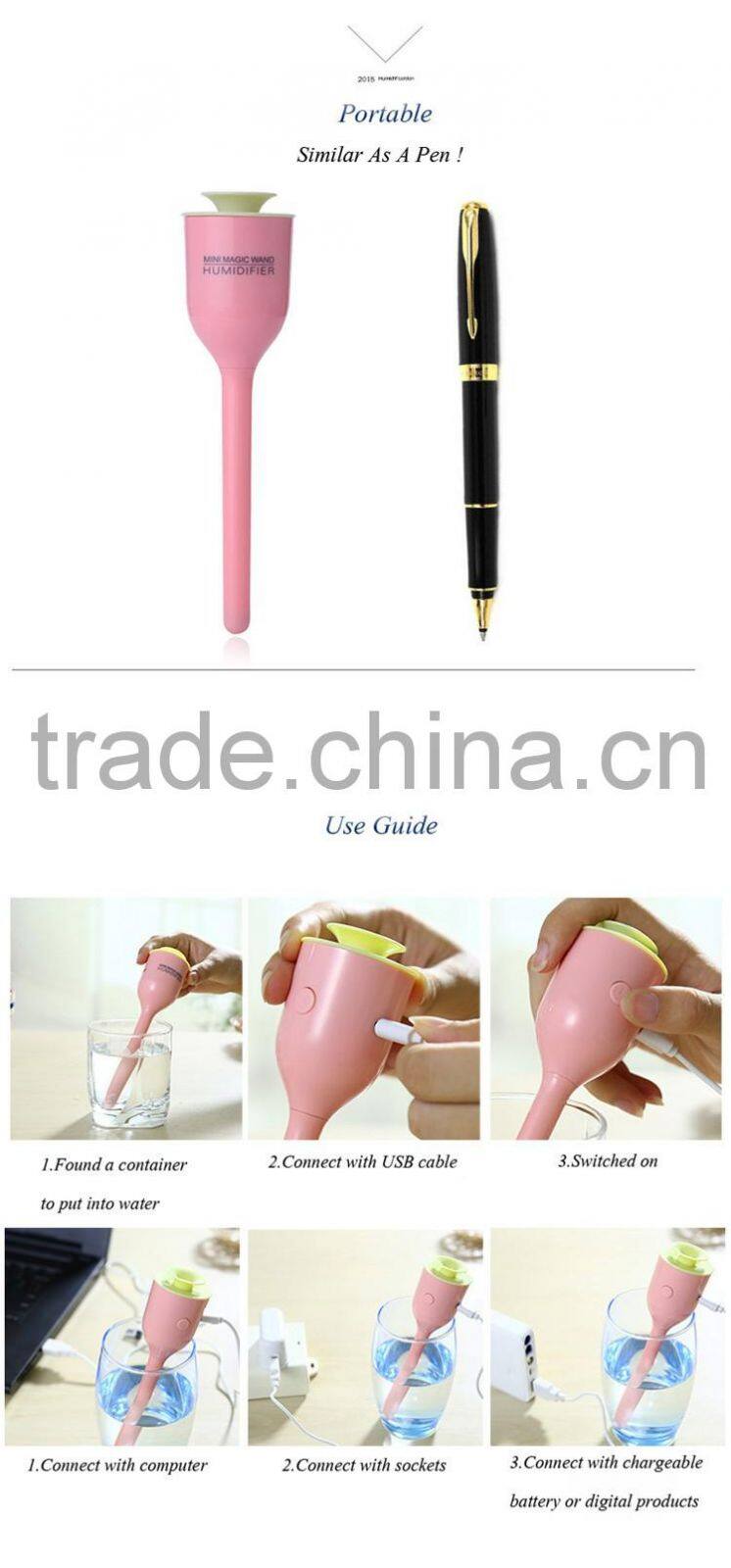 New usb magic stick desk humidifier ultrasonic aroma air diffuser mist maker