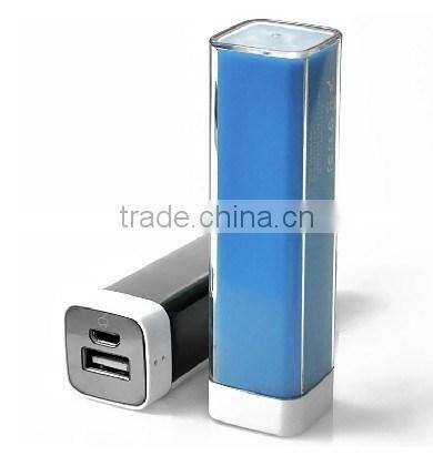 Best gifts for girl lipstick power bank 3200mah for iphone/samsung/huawei/xiaomi