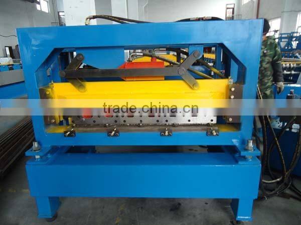 Colored Metal Roof Tile Sheet Roll Forming Machine For House Roof Use, Corrugated Step Roof Tile Making Machine