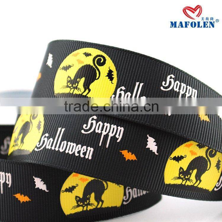 wholesale custom ribbon for celebrate Halloween