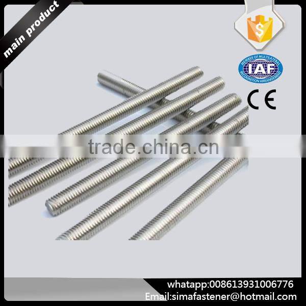 Hardware fasteners din975 threaded rod manufacturers