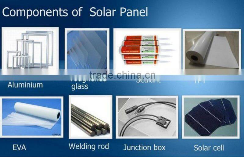Solar street LED light solar panel 80W solar module 250W 300W poly and mono solar panel system PV module plant 1MW 3MW 5MW