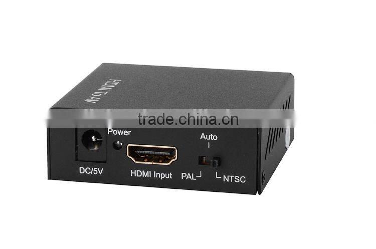 LM-HCS1 Audio Video HDMI to AV Converter, HDMI to RCA Converter Support NTSC and PAL Up to 1080p