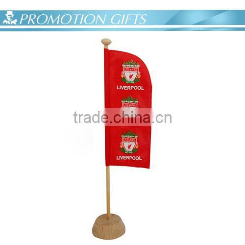 High quality custom stand table desk flag
