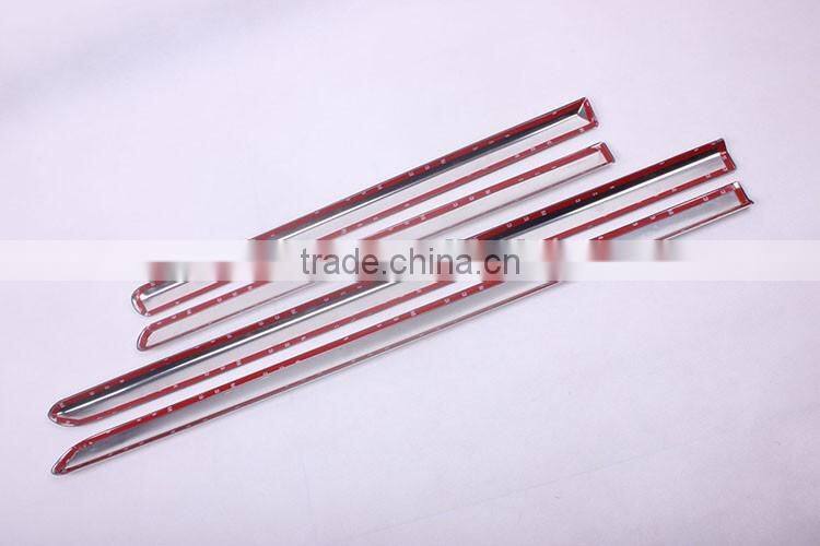 Body Side Door Moulding Cover Trim ABS Chrome 4 Pcs For Sorento Car 2013 Accessories