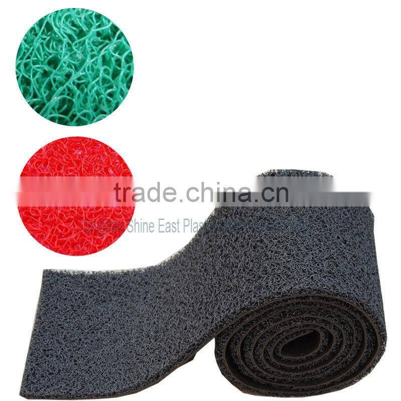 Automatic PVC Coil Mat Machine / PVC Spinning Carpet Extrusion Line