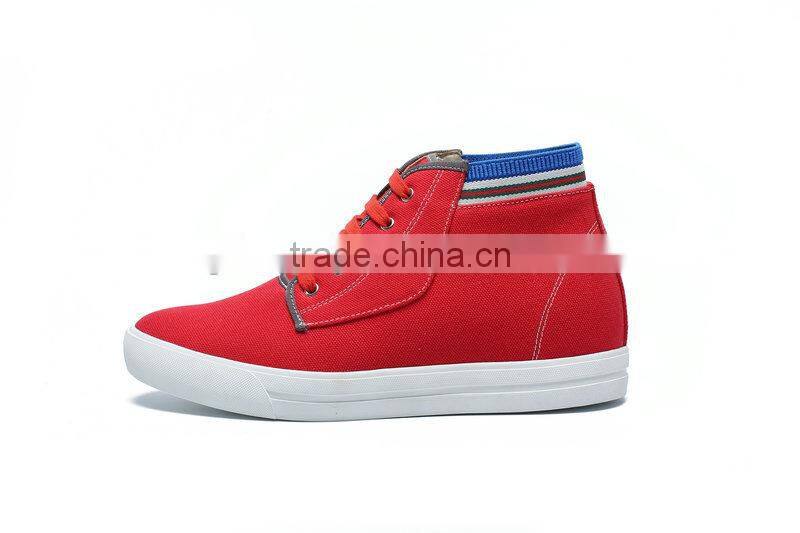2016 Spring Summer New Model Hidden Height Increasing Canvas Shoes Sport Sneakers For Men