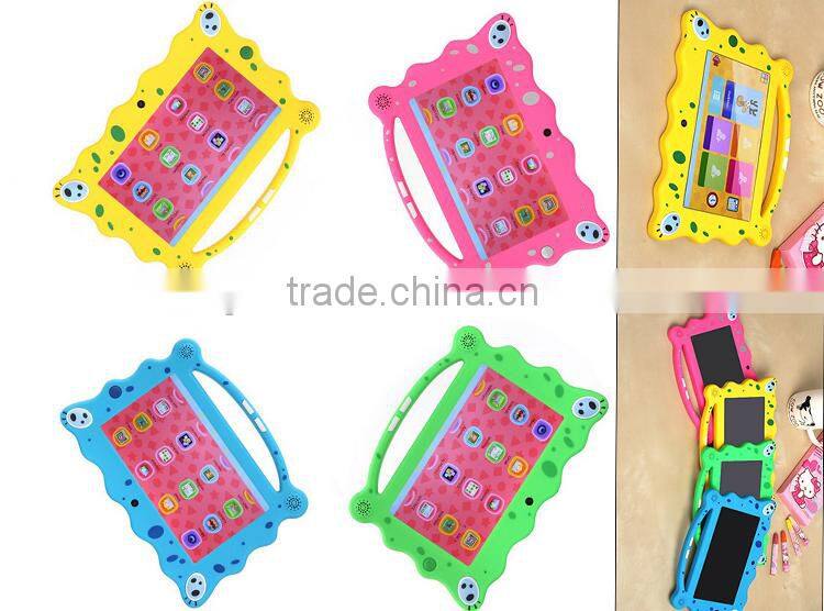 Children pad mini pc 7 inch Android 4.4 tablet multi-colors, built-in learning application, OEM Guangdong factory Q