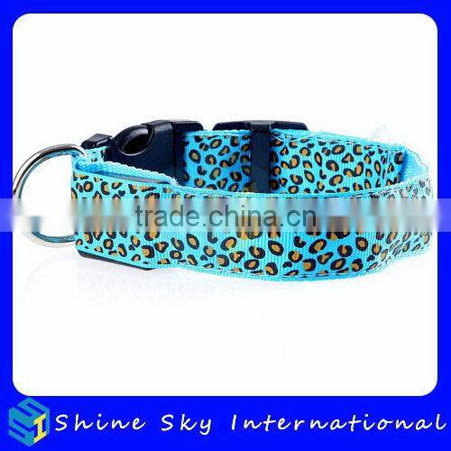 New Style Stylish Dog Collar With Flashing Lighter