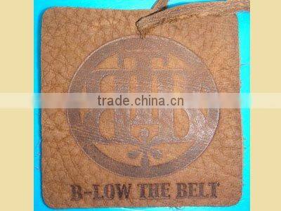 2012 fashion leather label for garment