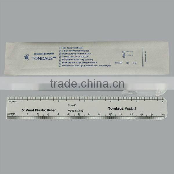 Surgical skin marker for plastic surgery