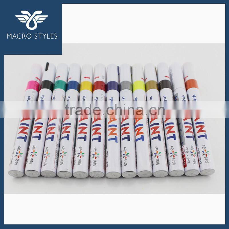 Silver refill pen for leather marking,silver ink pen