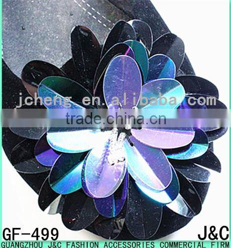 4cm green color flower beads shoes bow for lady shoes