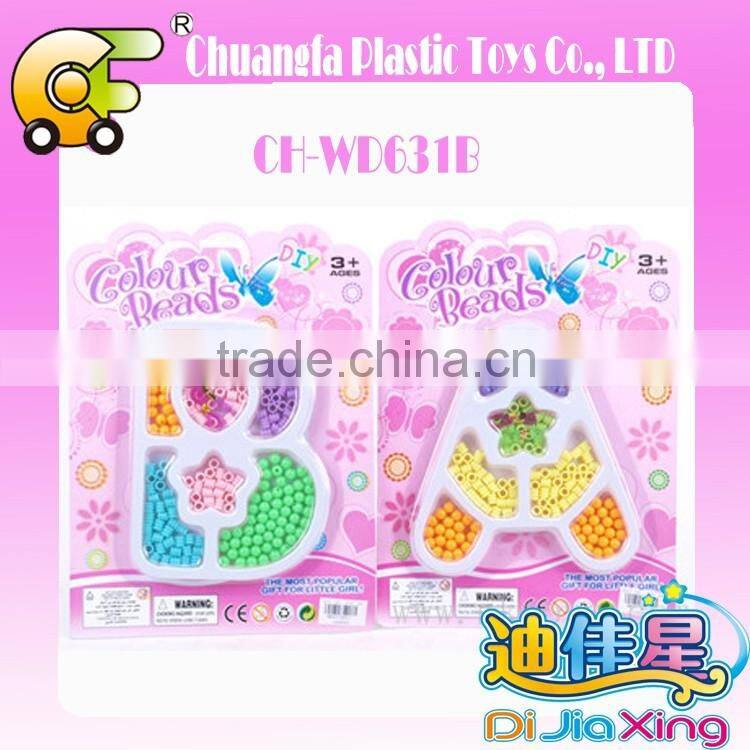 Latest design DIY beads necklace for kids playing